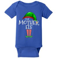 Mother Elf Family Matching Group Christmas Gift Mommy Mom Funny Gift Baby Bodysuit