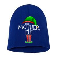 Mother Elf Family Matching Group Christmas Gift Mommy Mom Funny Gift Short Acrylic Beanie