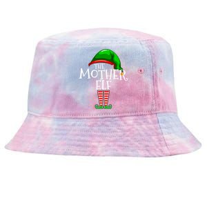 Mother Elf Family Matching Group Christmas Gift Mommy Mom Funny Gift Tie-Dyed Bucket Hat