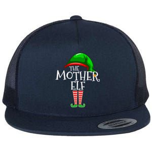 Mother Elf Family Matching Group Christmas Gift Mommy Mom Funny Gift Flat Bill Trucker Hat