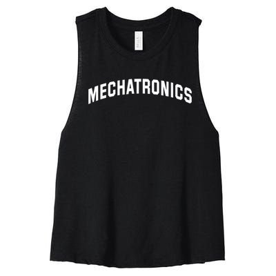 Mechatronics Engineering For Mechatronic Engineer Women's Racerback Cropped Tank