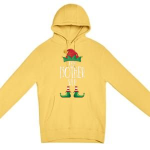 Mother Elf Funny Family Matching Group Christmas Party Elf Gift Premium Pullover Hoodie