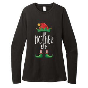 Mother Elf Funny Family Matching Group Christmas Party Elf Gift Womens CVC Long Sleeve Shirt