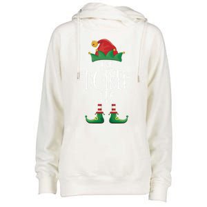 Mother Elf Funny Family Matching Group Christmas Party Elf Gift Womens Funnel Neck Pullover Hood