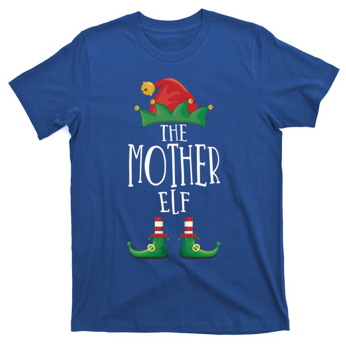 Mother Elf Funny Family Matching Group Christmas Party Elf Gift T-Shirt