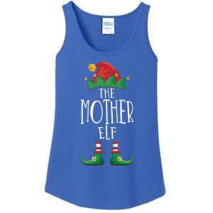 Mother Elf Funny Family Matching Group Christmas Party Elf Gift Ladies Essential Tank