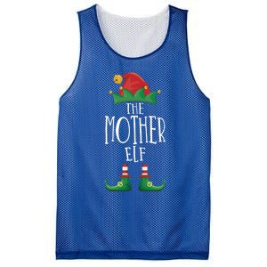 Mother Elf Funny Family Matching Group Christmas Party Elf Gift Mesh Reversible Basketball Jersey Tank