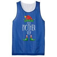 Mother Elf Funny Family Matching Group Christmas Party Elf Gift Mesh Reversible Basketball Jersey Tank