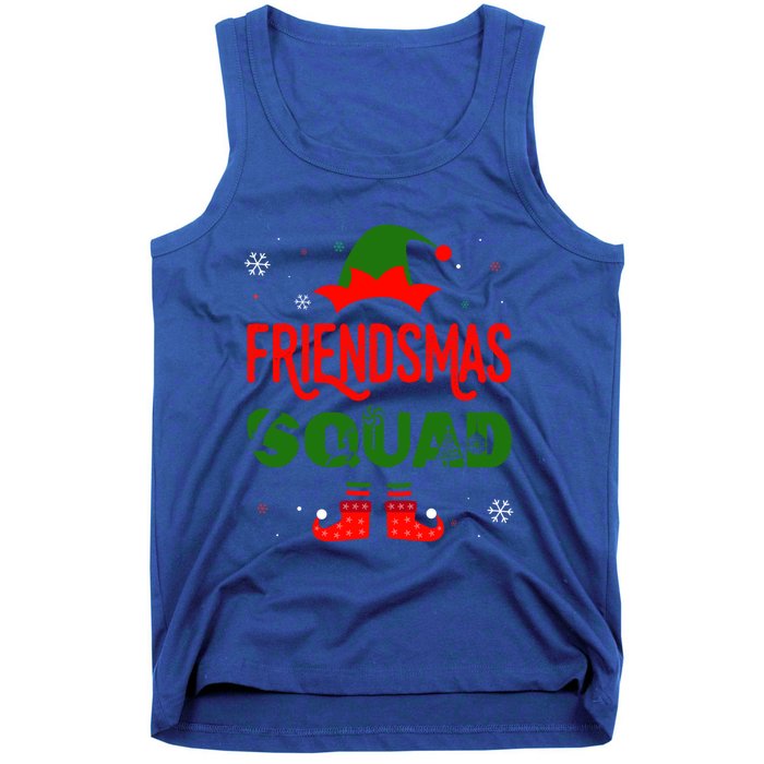 Merry Elf Friendsmas Theme Squad Matching Christmas Funny Gift Tank Top