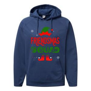 Merry Elf Friendsmas Theme Squad Matching Christmas Funny Gift Performance Fleece Hoodie