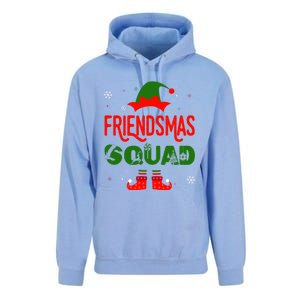 Merry Elf Friendsmas Theme Squad Matching Christmas Funny Gift Unisex Surf Hoodie