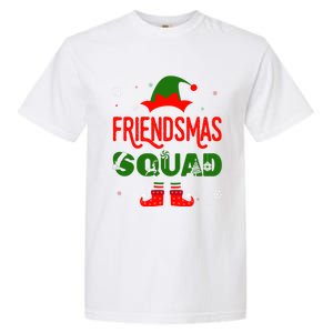 Merry Elf Friendsmas Theme Squad Matching Christmas Funny Gift Garment-Dyed Heavyweight T-Shirt