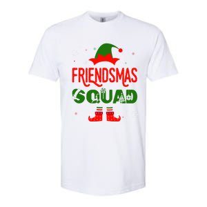 Merry Elf Friendsmas Theme Squad Matching Christmas Funny Gift Softstyle CVC T-Shirt