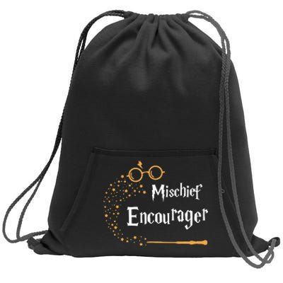 Mischief Encourager Family Mischief Matching Halloween Sweatshirt Cinch Pack Bag