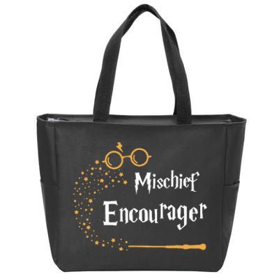 Mischief Encourager Family Mischief Matching Halloween Zip Tote Bag