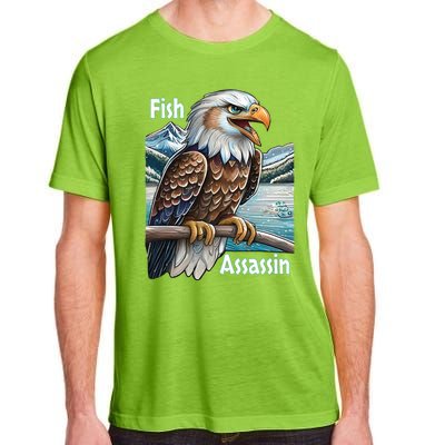 Majestic Eagle Fisher Overlooking A Mountain Lake Cool Gift Adult ChromaSoft Performance T-Shirt