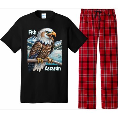 Majestic Eagle Fisher Overlooking A Mountain Lake Cool Gift Pajama Set