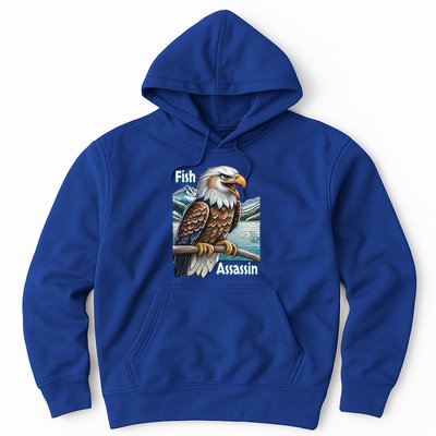 Majestic Eagle Fisher Overlooking A Mountain Lake Cool Gift Hoodie