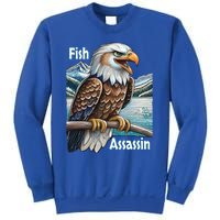 Majestic Eagle Fisher Overlooking A Mountain Lake Cool Gift Sweatshirt