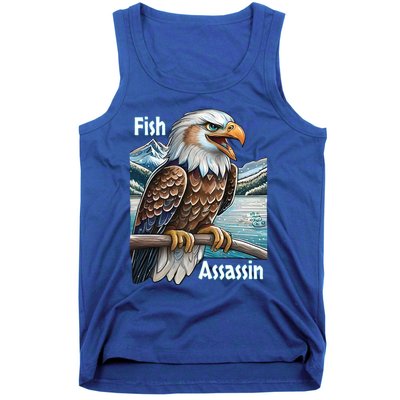 Majestic Eagle Fisher Overlooking A Mountain Lake Cool Gift Tank Top