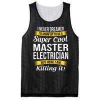 Master Electrician Funny Gift Mesh Reversible Basketball Jersey Tank