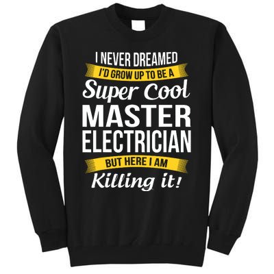 Master Electrician Funny Gift Tall Sweatshirt