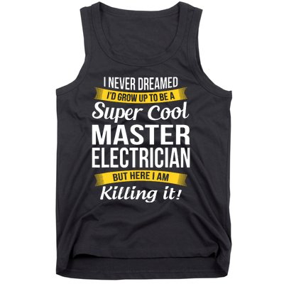 Master Electrician Funny Gift Tank Top