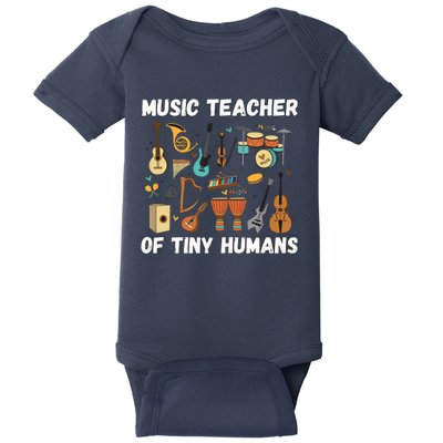 Music Education Funny For Music Teacher Baby Bodysuit