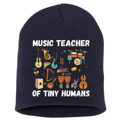 Music Education Funny For Music Teacher Short Acrylic Beanie