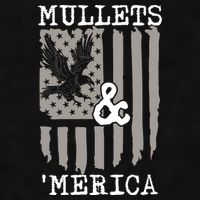 Mullet Eagle Flag Mullets And Merica | Party In The Back Ladies PosiCharge Tri-Blend Wicking Tank