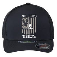 Mullet Eagle Flag Mullets And Merica | Party In The Back Flexfit Unipanel Trucker Cap