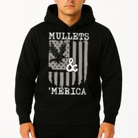 Mullet Eagle Flag Mullets And Merica | Party In The Back Hoodie