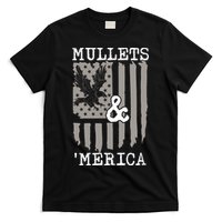 Mullet Eagle Flag Mullets And Merica | Party In The Back T-Shirt