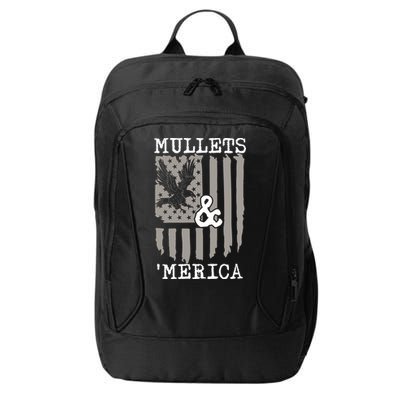 Mullet Eagle Flag Mullets And Merica | Party In The Back City Backpack