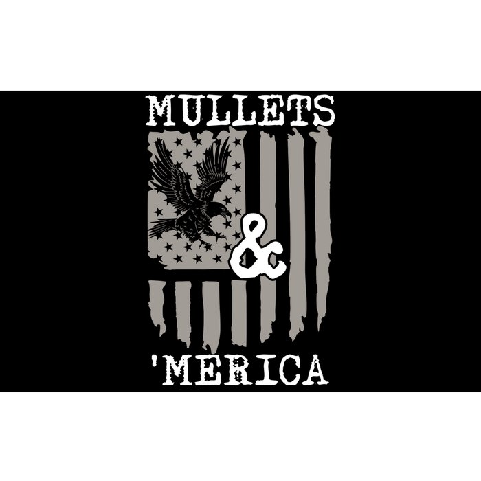 Mullet Eagle Flag Mullets And Merica | Party In The Back Bumper Sticker