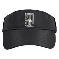 Mullet Eagle Flag Mullets And Merica | Party In The Back Adult Drive Performance Visor