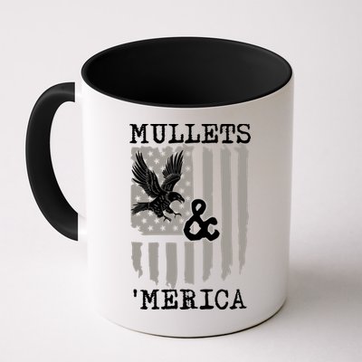 Mullet Eagle Flag Mullets And Merica | Party In The Back Coffee Mug