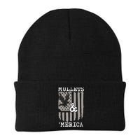 Mullet Eagle Flag Mullets And Merica | Party In The Back Beanie