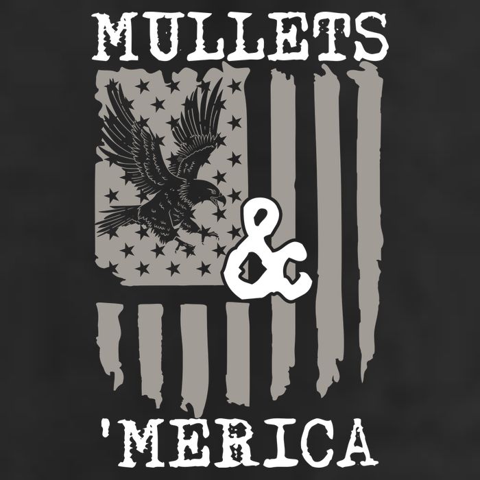 Mullet Eagle Flag Mullets And Merica | Party In The Back Beanie