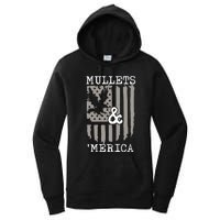 Mullet Eagle Flag Mullets And Merica | Party In The Back Women's Pullover Hoodie