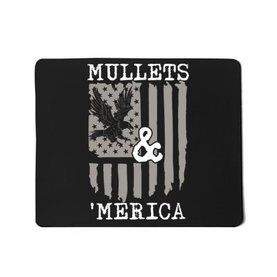 Mullet Eagle Flag Mullets And Merica | Party In The Back Mousepad