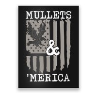 Mullet Eagle Flag Mullets And Merica | Party In The Back Poster