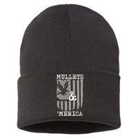 Mullet Eagle Flag Mullets And Merica | Party In The Back Sustainable Knit Beanie