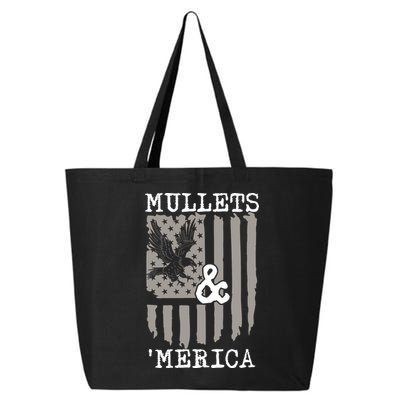 Mullet Eagle Flag Mullets And Merica | Party In The Back 25L Jumbo Tote