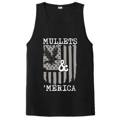 Mullet Eagle Flag Mullets And Merica | Party In The Back PosiCharge Competitor Tank