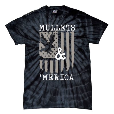 Mullet Eagle Flag Mullets And Merica | Party In The Back Tie-Dye T-Shirt