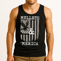 Mullet Eagle Flag Mullets And Merica | Party In The Back Tank Top