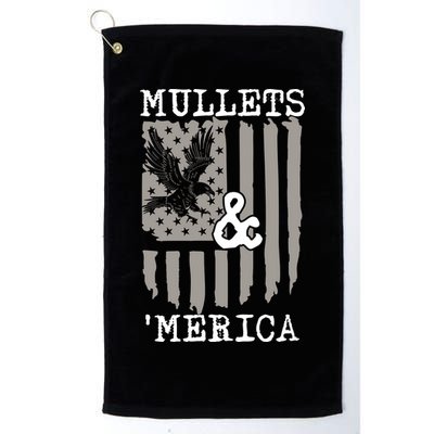 Mullet Eagle Flag Mullets And Merica | Party In The Back Golf Towel