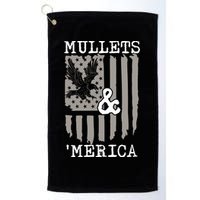 Mullet Eagle Flag Mullets And Merica | Party In The Back Golf Towel