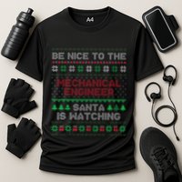 Mechanical Engineer Gift Mechanical Engineer Ugly Sweater Performance Shirt